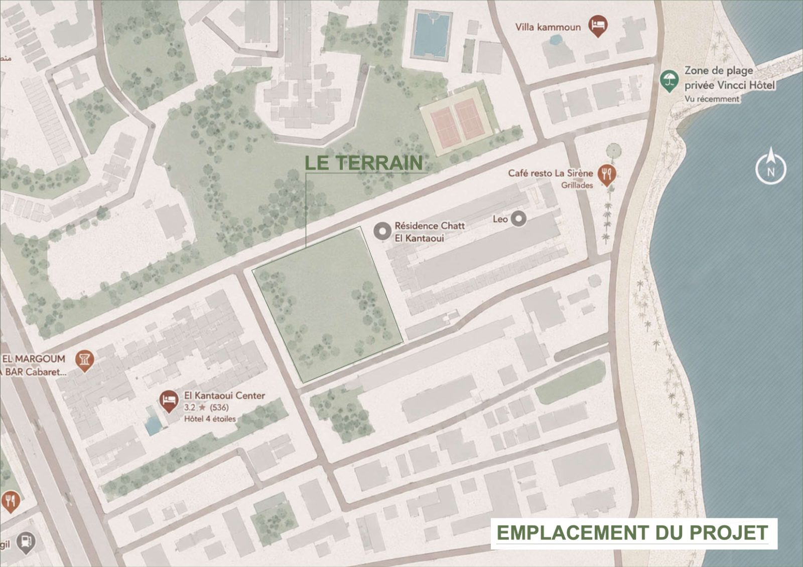 Emplacement du projet